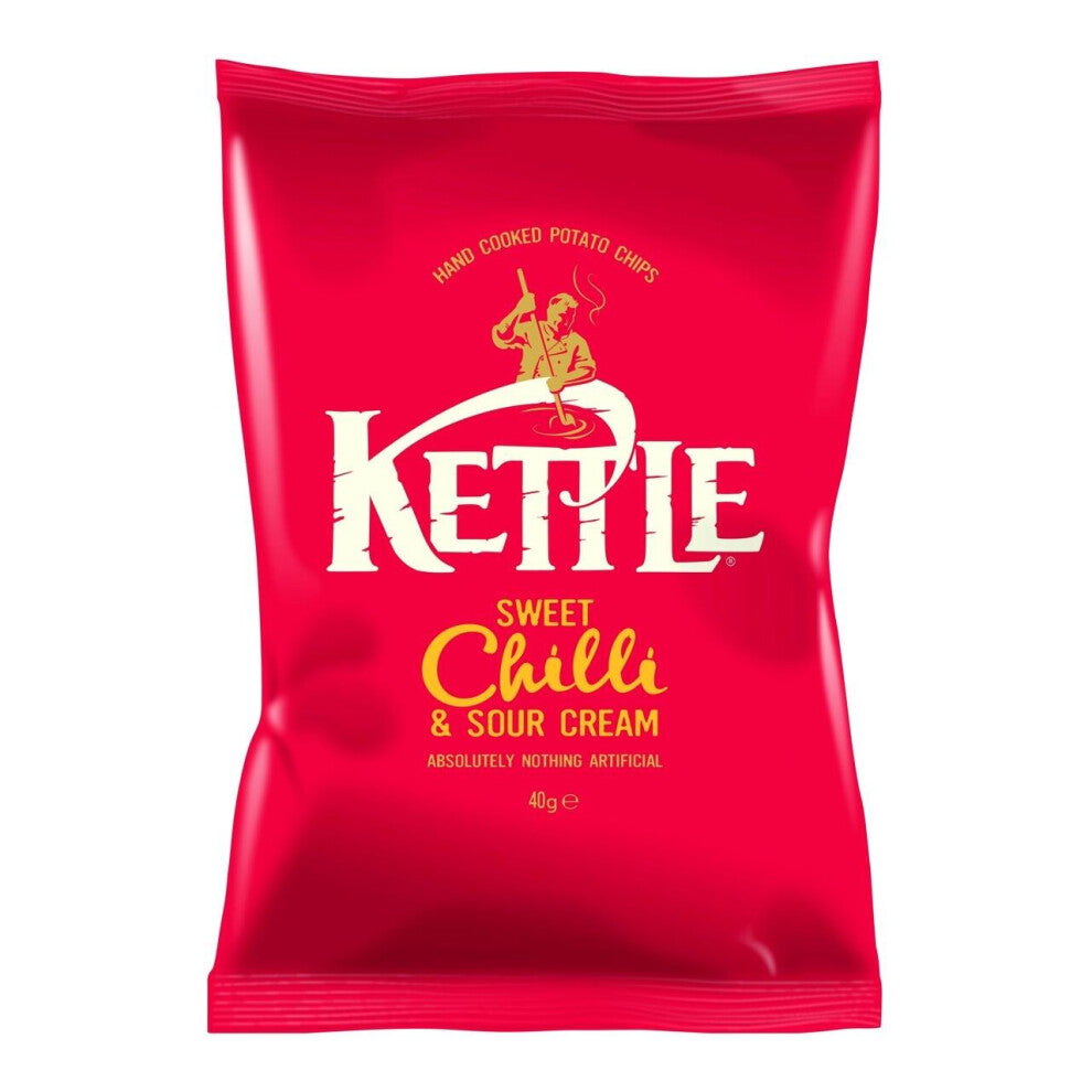 Kettle Chips Sweet Chilli & Sour Cream 40g (18 Pack)