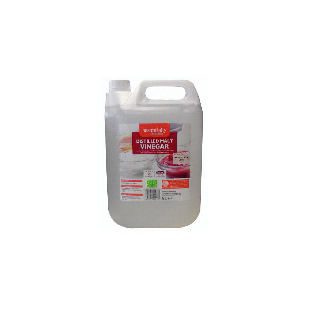 Essentially Catering Distilled Malt Vinegar 5ltr (Pack of 1)