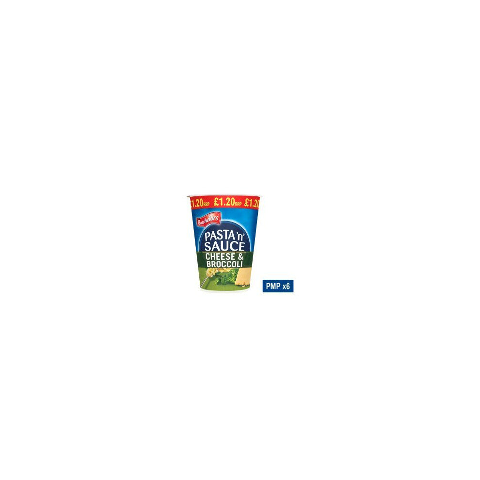 Batchelors Pasta 'n' Sauce Cheese & Broccoli 65g (Pack of 6)