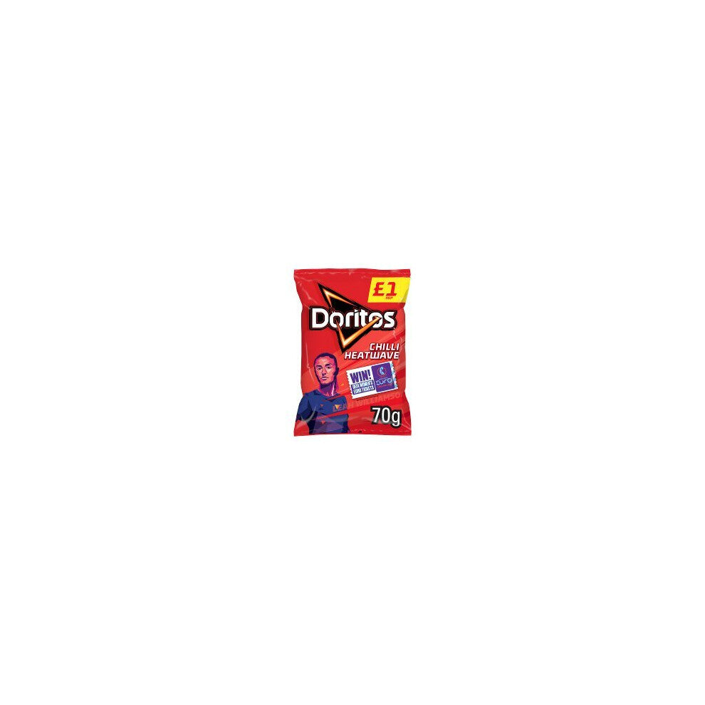 Doritos Chilli Heatwave Tortilla Chips70g (Pack of 15)