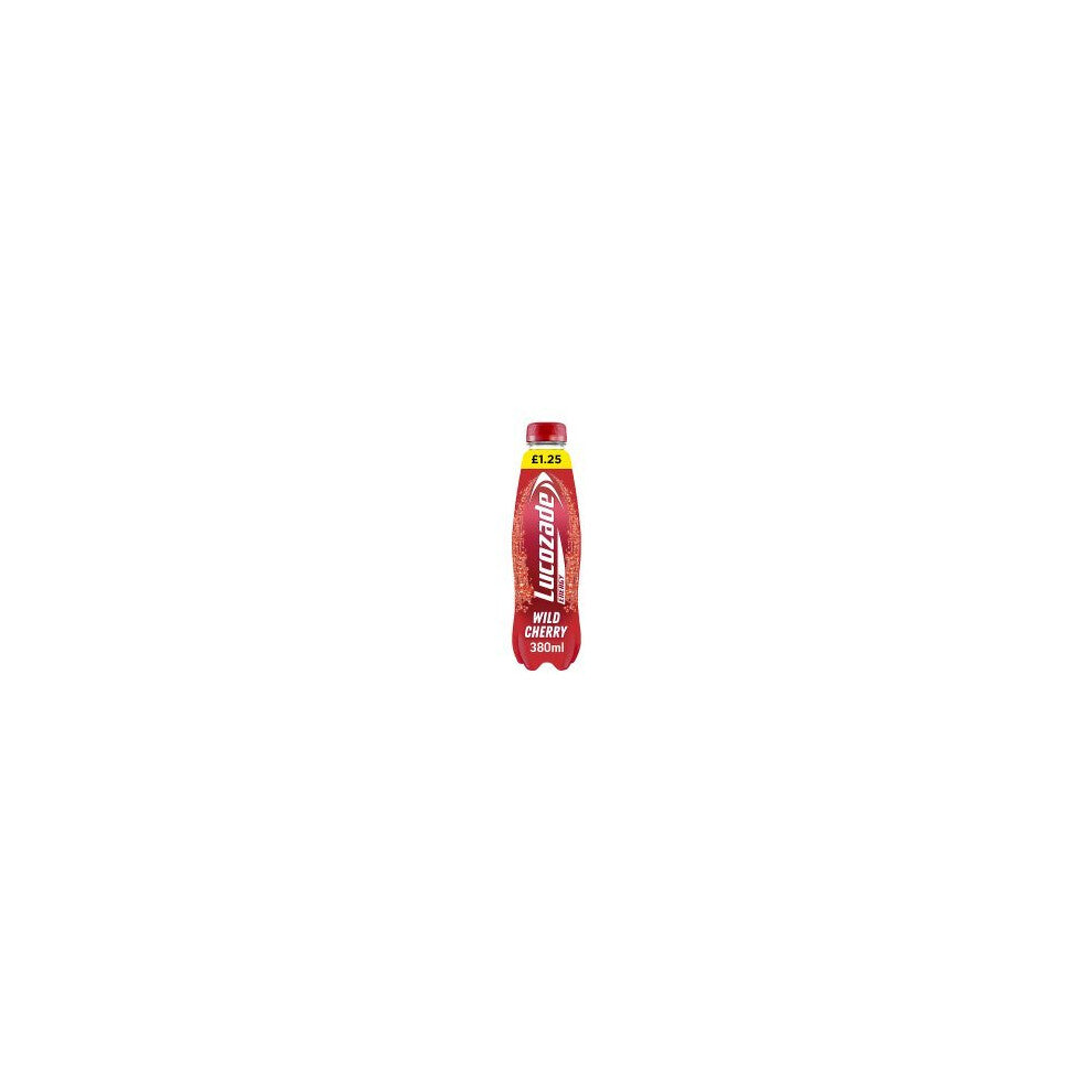Lucozade Energy Drink Wild Cherry 380ml (Pack of 12)