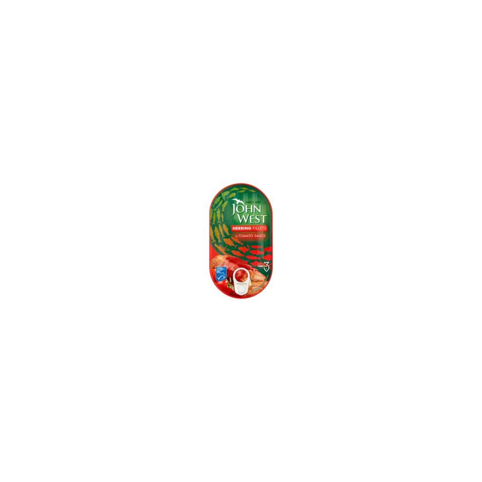 John West Herring Fillets in Tomato Sauce 160g (Pack of 10)