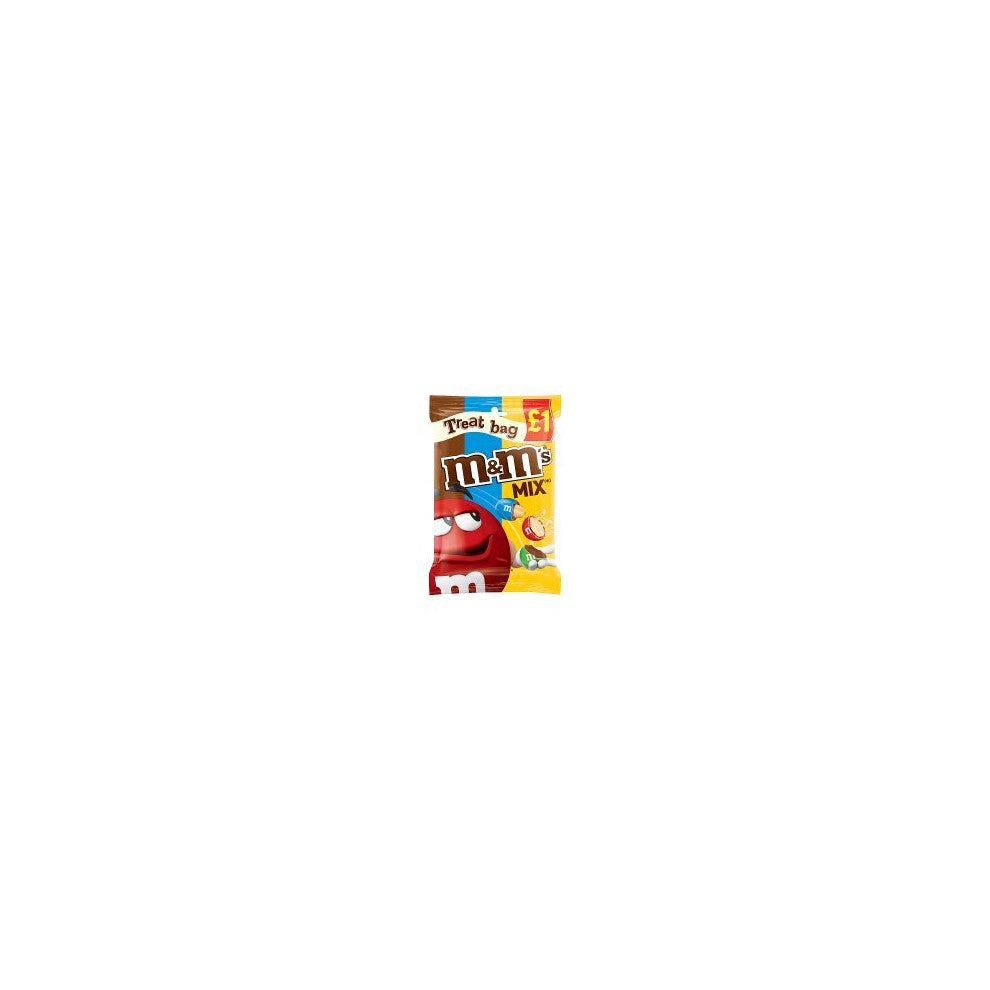 M&M's Mix Chocolate Treat Bag 80g  (Pack of 16)