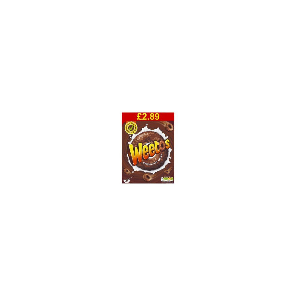 Weetos Chocolatey Hoops 350g (Pack of 8)