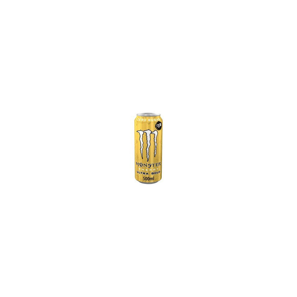 Monster Ultra Gold Energy Drink 12 x 500ml (Pack of12)