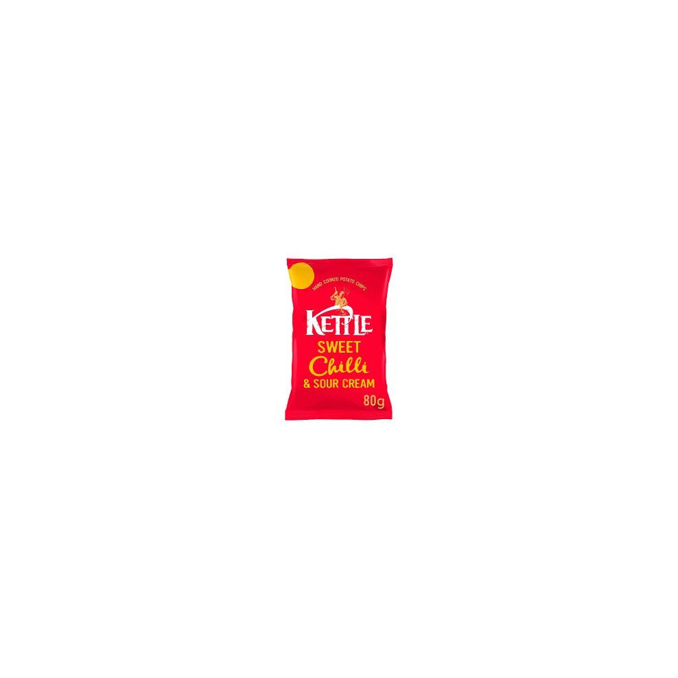 KETTLE Chips Sweet Chilli & Sour Cream 80g (Pack of 12)