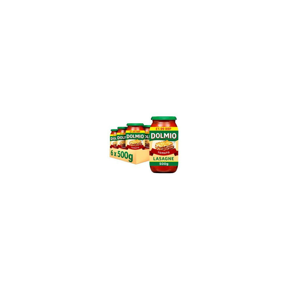 Dolmio Lasagne Red Tomato Sauce 500g (Pack of 6)