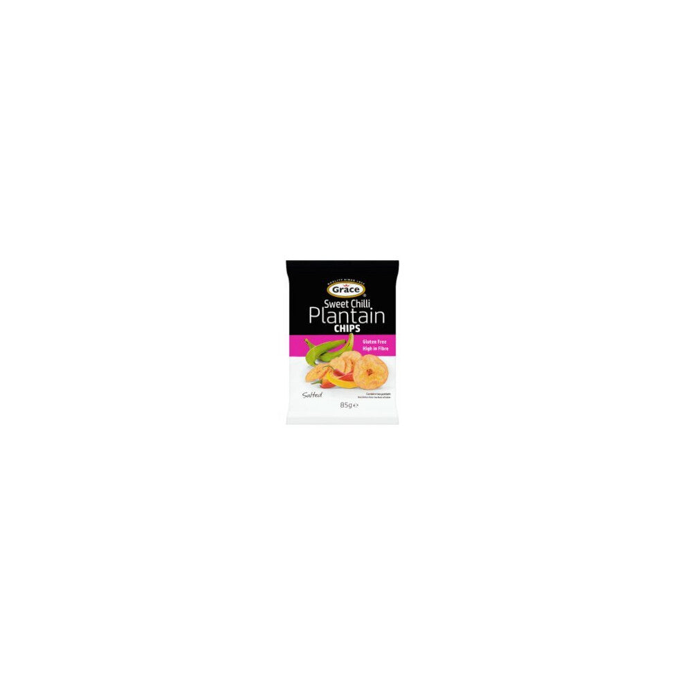Grace Salted Sweet Chilli Plantain Chips 85g (Pack of 9)