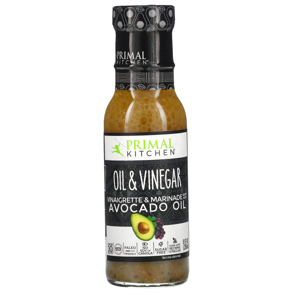 Primal Kitchen, Oil & Vinegar, Vinaigrette & Marinade Made With Avocado Oil, 8 fl oz (236 ml)