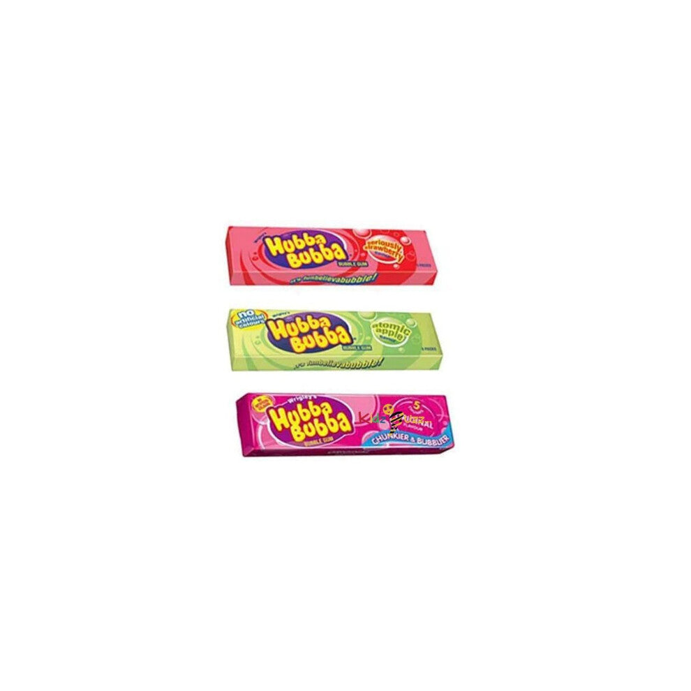 Hubba Bubba Bubblegum Mix (Strawberry, Original) 2 Flavour Pack