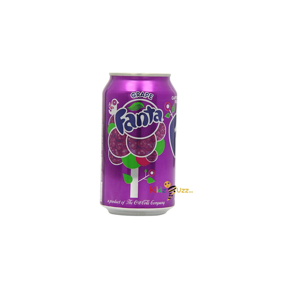 Fanta Grape Soda Can 355 ml (Pack of 12)