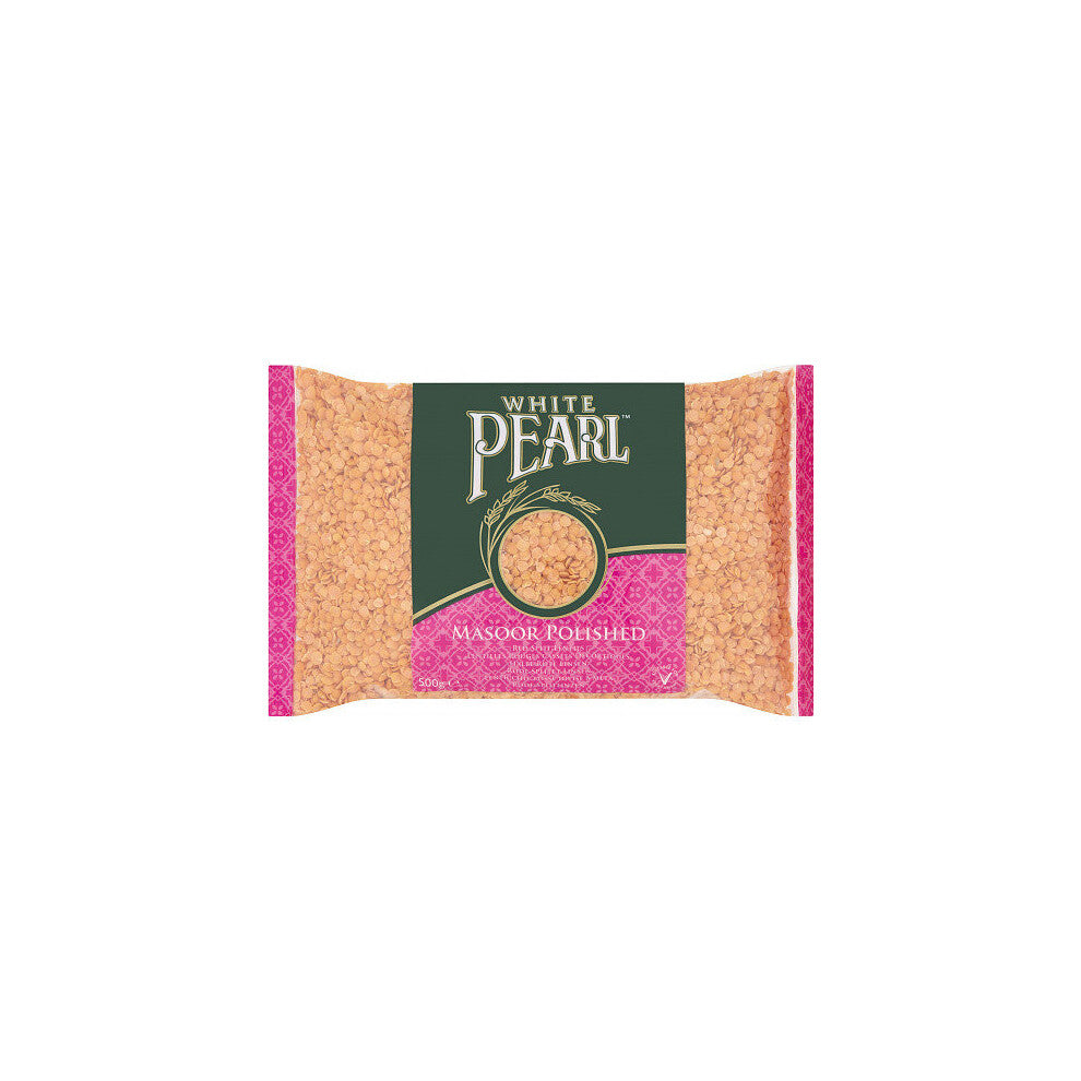 White Pearl Masoor Polished 500g  (Pack of 10)