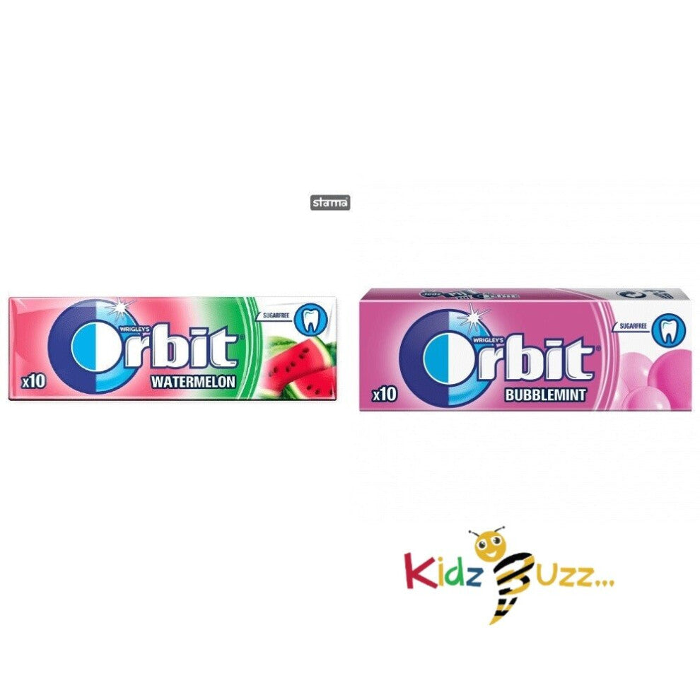 Mix Pack of Wingley's Orbit Watermelon & Bubblemint