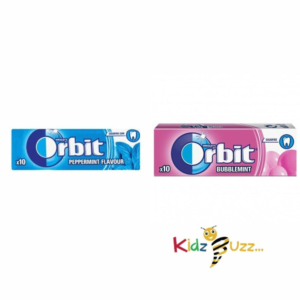 Mix Pack of Wingley's Orbit Peppermint & Bubblemint