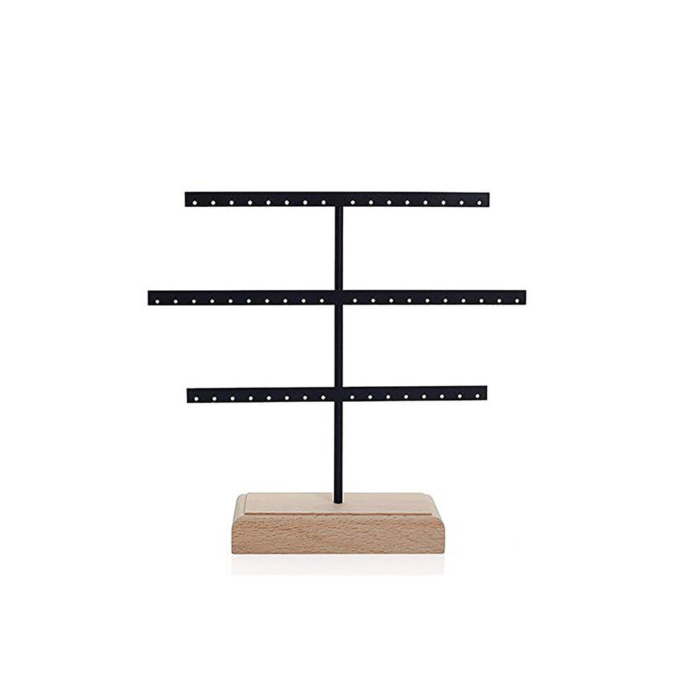 Veile Studios Triple Tiered Earrings Display Jewelry Rack Holder Stand Organizer Presenting Jewellery Holders & Organisers