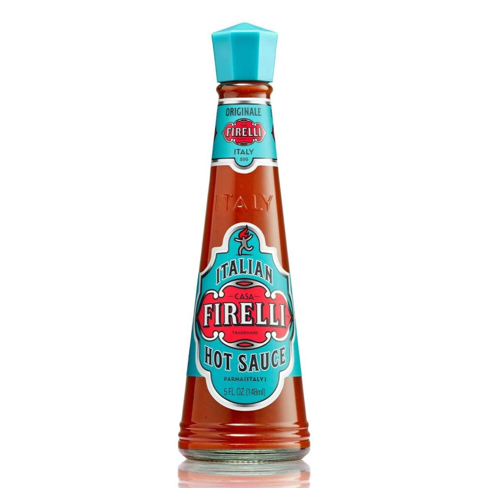 Casa Firelli Italian Gluten Free Condiment Chilli Pepper Hot Sauce Bottle 148ml
