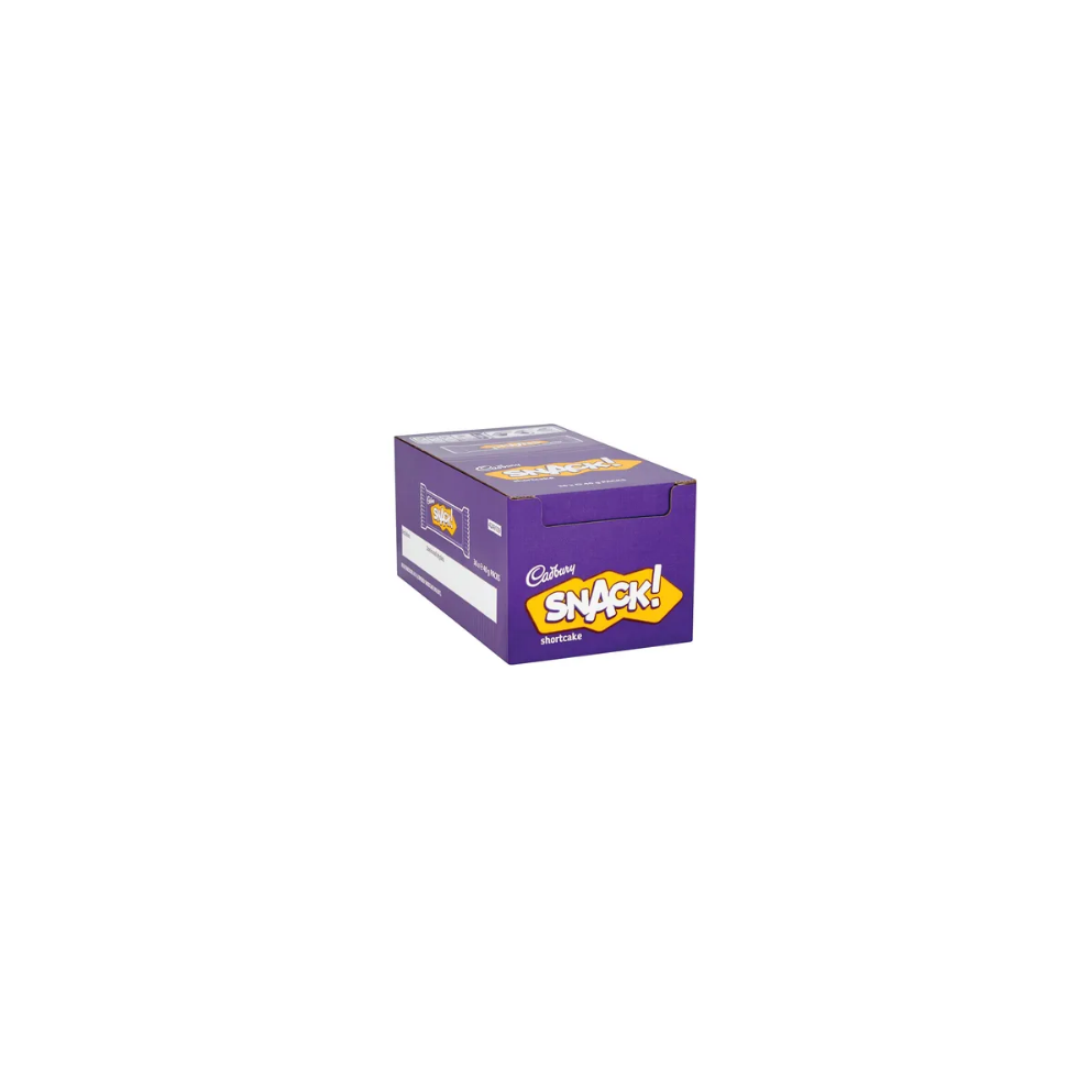 Cadbury 40g Snack Shortcake Biscuits (Pack of 36)