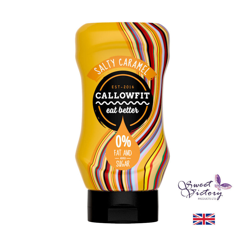 Callowfit Salty Caramel Sugar Free Sauce 300ml