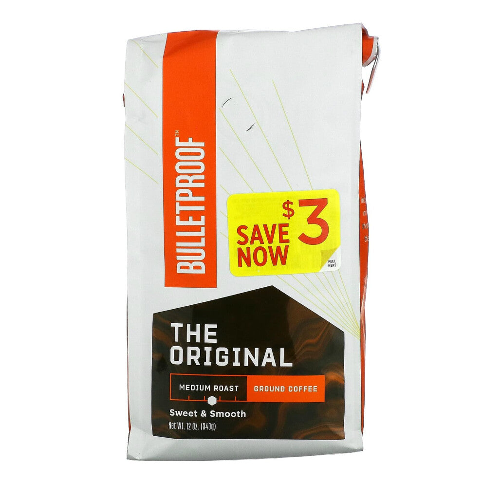 BulletProof, Coffee, The Original, Ground, Medium Roast, 12 oz (340 g)