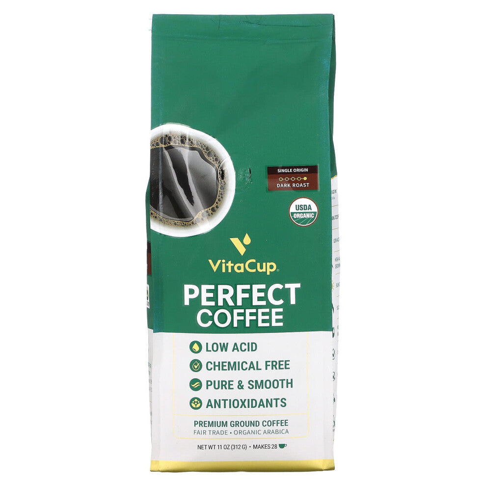 VitaCup, Perfect Coffee, Premium Ground, Dark Roast, 11 oz (312 g)