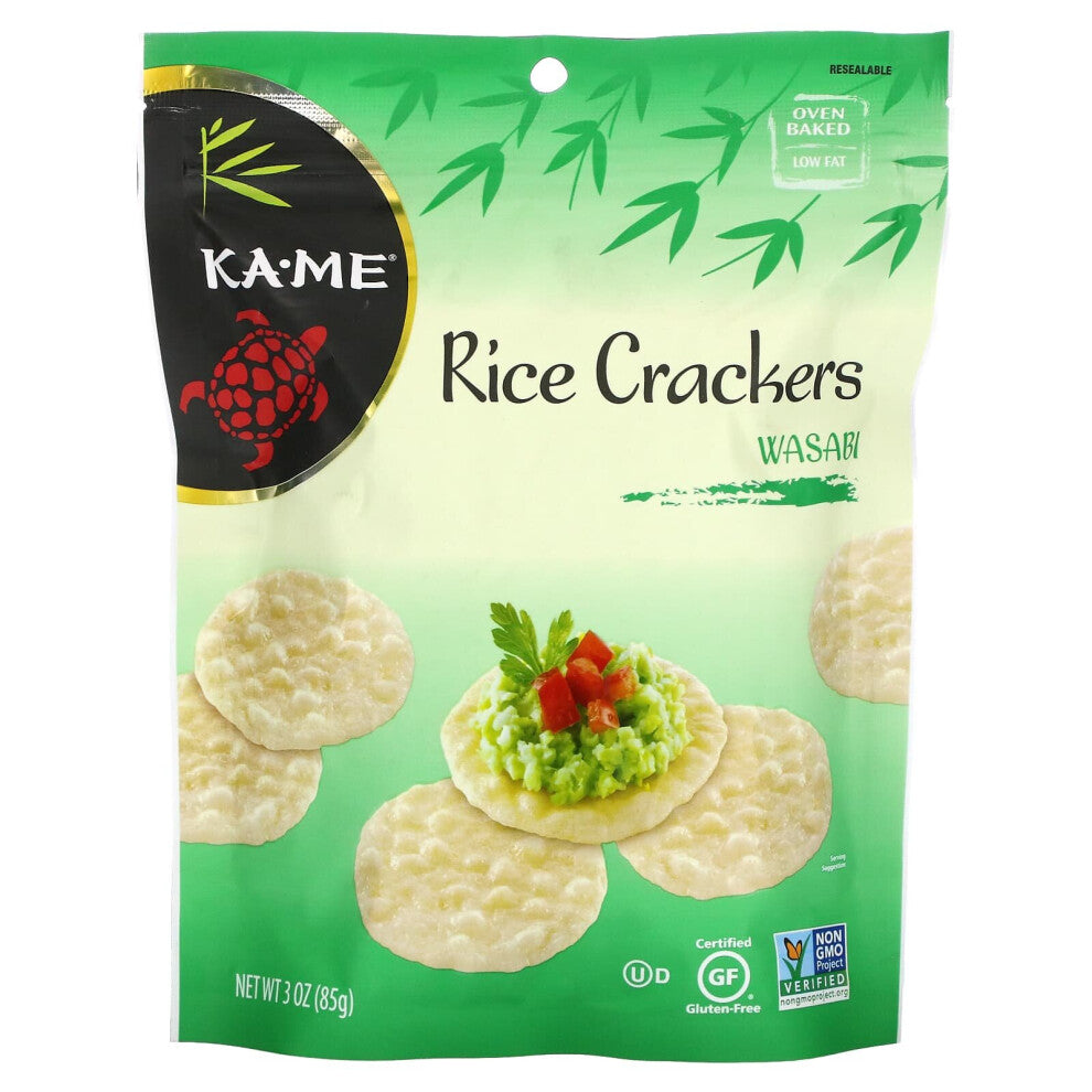 KA-ME, Rice Crackers, Wasabi, 3 oz (85 g)