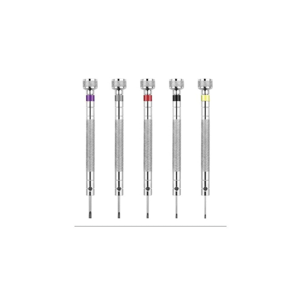 Micro Precision Watch Screwdriver Set, 5 Pcs Screwdrivers with 5 Extra Replace Blades Perfect for Jewelry, Watchmaker, Eyeglasses, Electronics Re