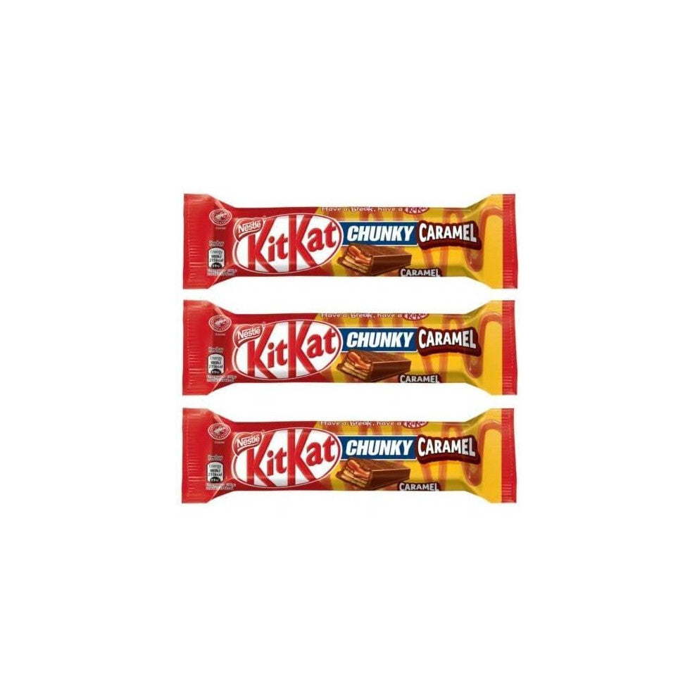 Kitkat Chunky Caramel 43.5g Bars Choclate & Caramel Lovers Treat (12)