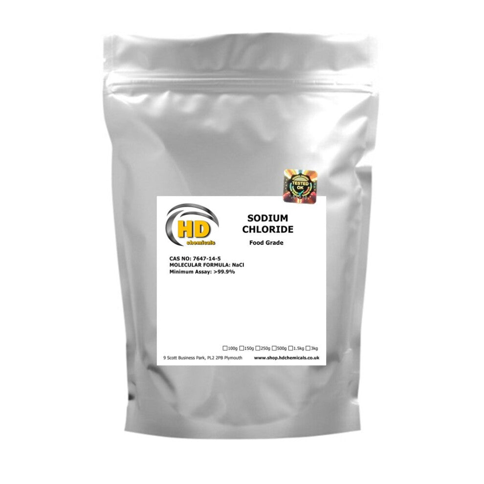 (250g) Sodium Chloride 99.9% Food Grade Salt