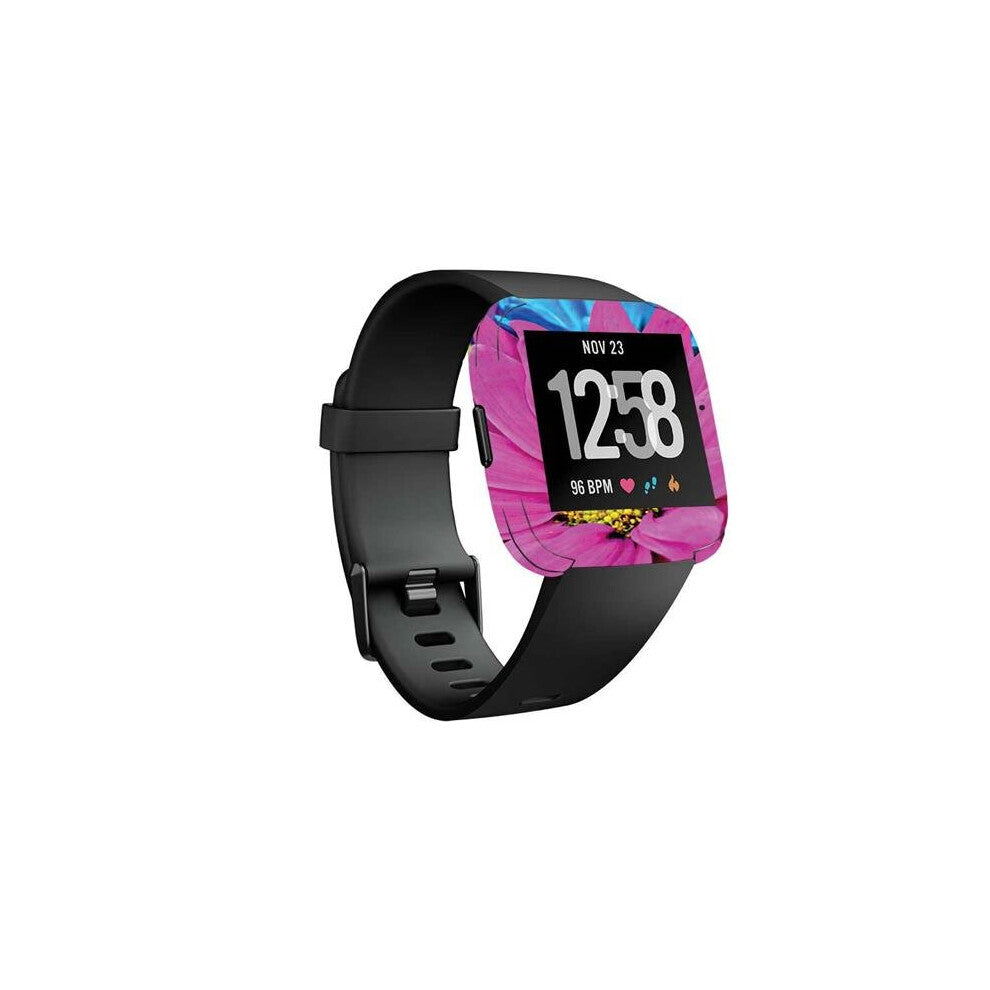 MightySkins FITVE-Colorful Flowers Skin for Fitbit Versa Smartwatch - Colorful Flowers