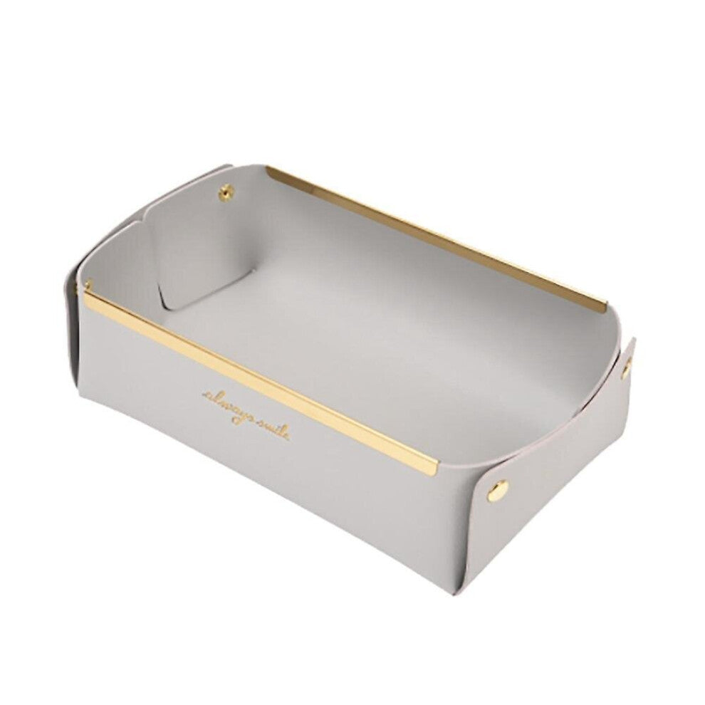 Desktop Rectangular Storage Box Key Jewelry Cosmetics Storage Tray