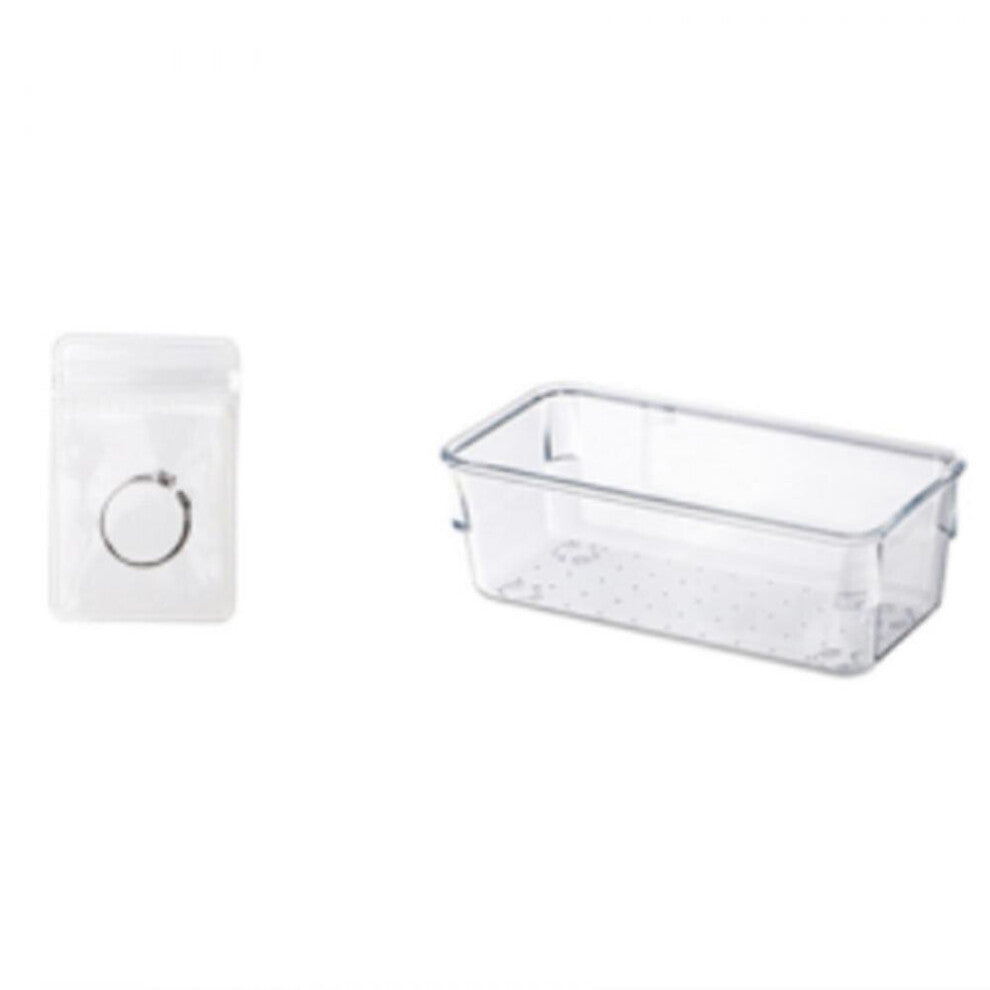 Jewelry Storage Bag Ring Holder Zipper Closure Bag 50xsmall Bag+1xbox