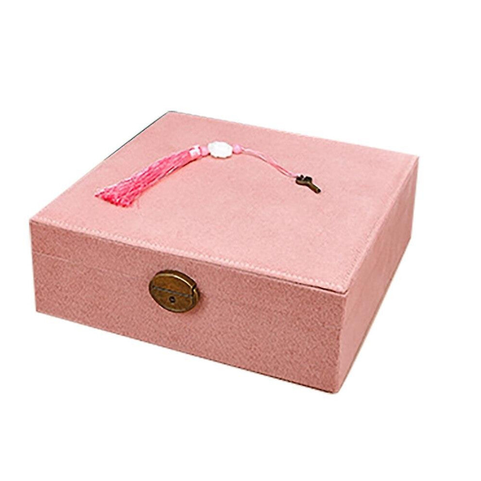 Portable Jewelry Box, New Portable Three Layer Simple Earrings(d)
