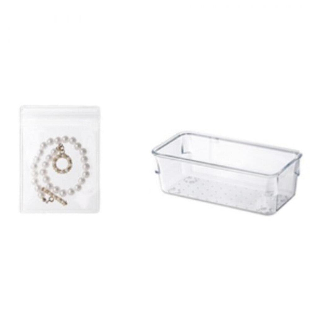 Jewelry Storage Bag Ring Holder Zipper Closure Bag 30xmedium+1xbox