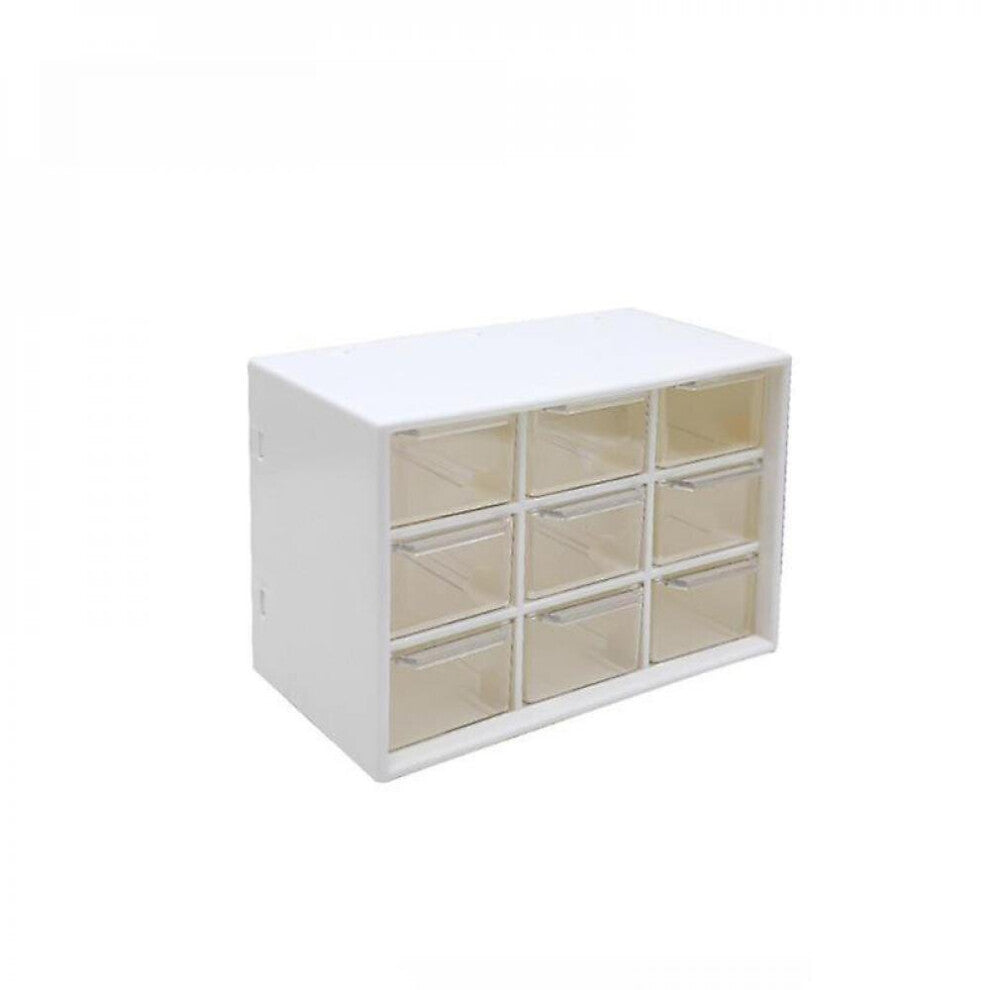 9 Grid Desktop Storage Box Household Accessories Jewelry Storage Case Desktop Boxes Bins