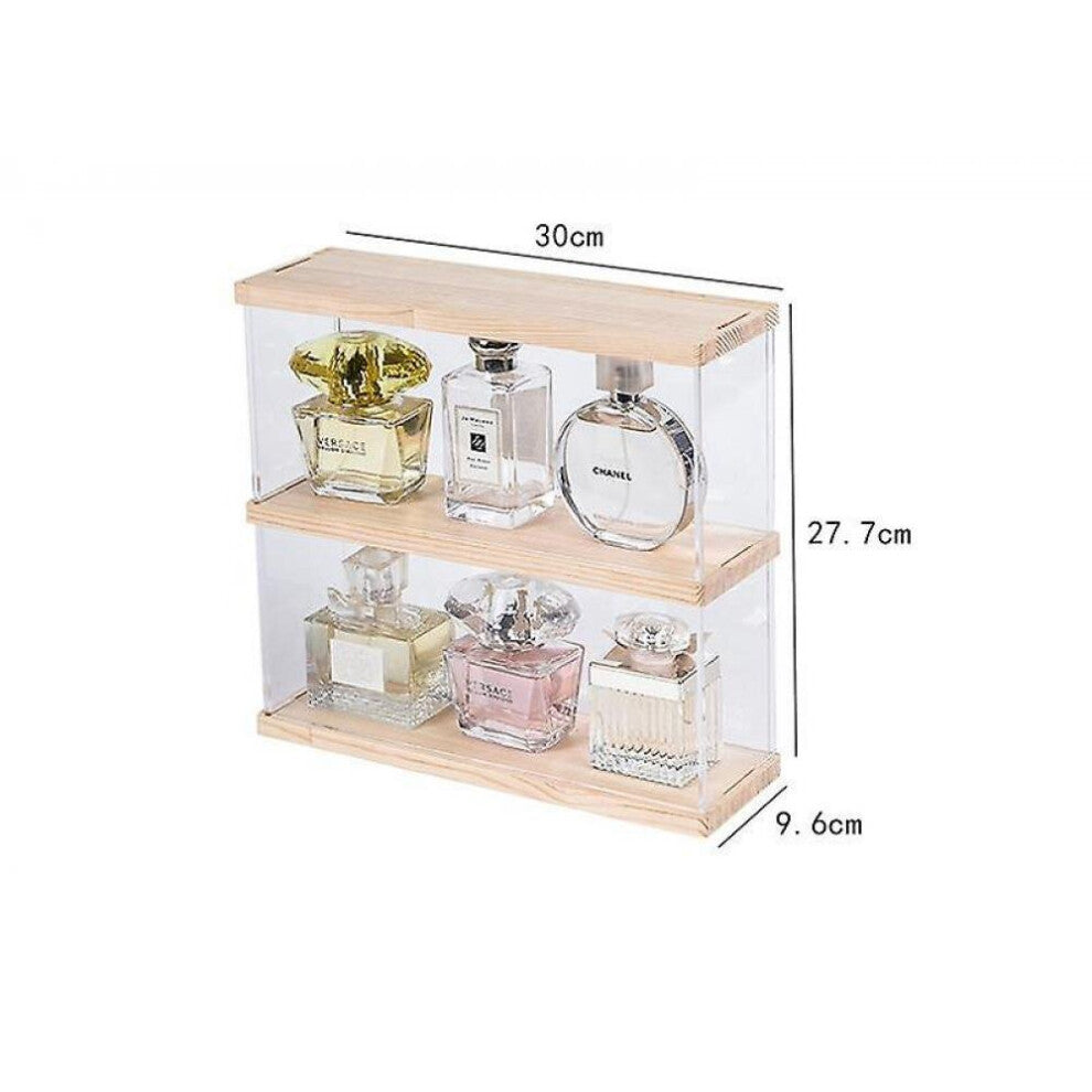 s Large Capacity Perfume Storage Box Toys Display Stand 2layers Nail Polish Box Jewelry Shelf