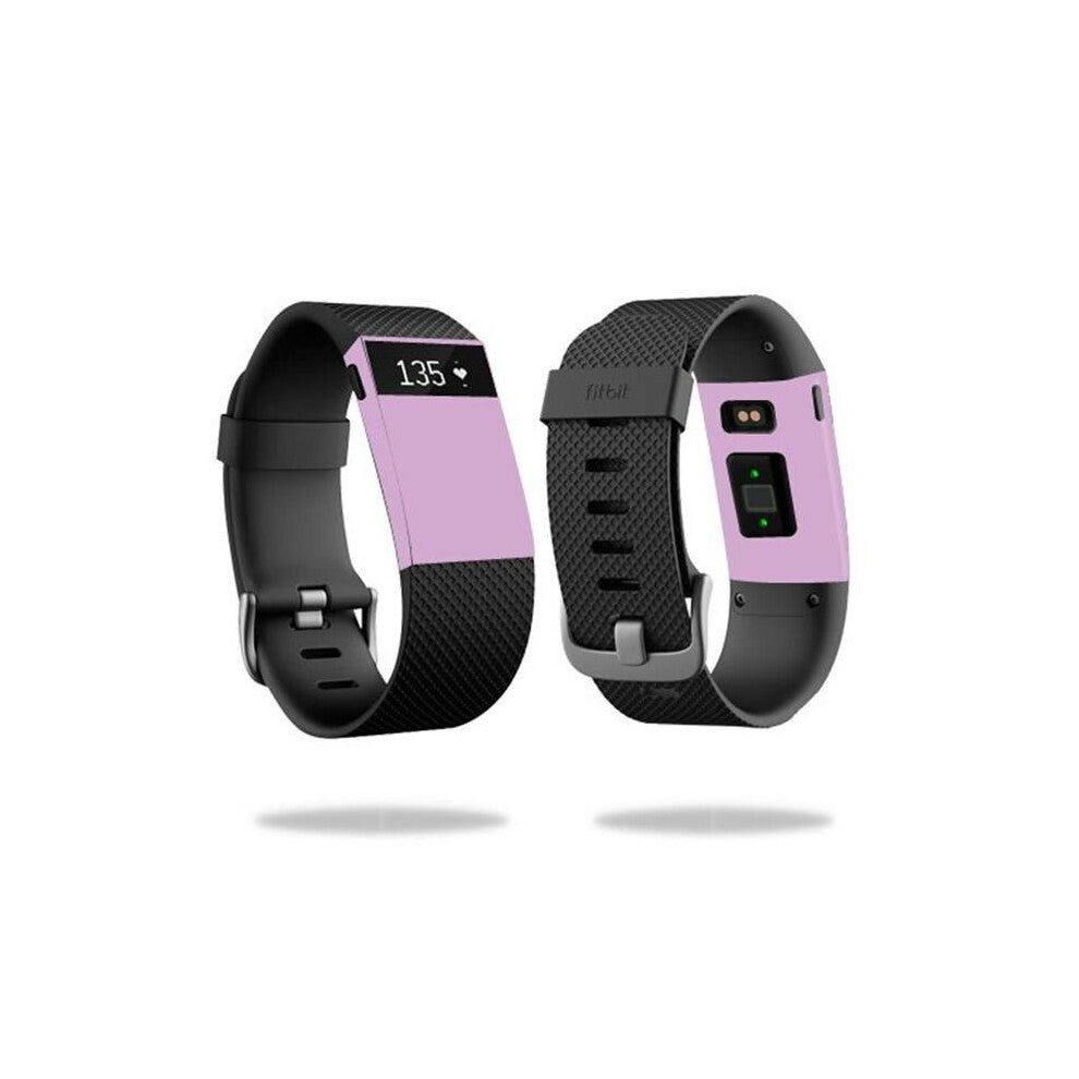 MightySkins FITCHARHR-Glossy Purple Skin for Fitbit Charge HR Watch Cover Wrap Sticker - Solid Purple