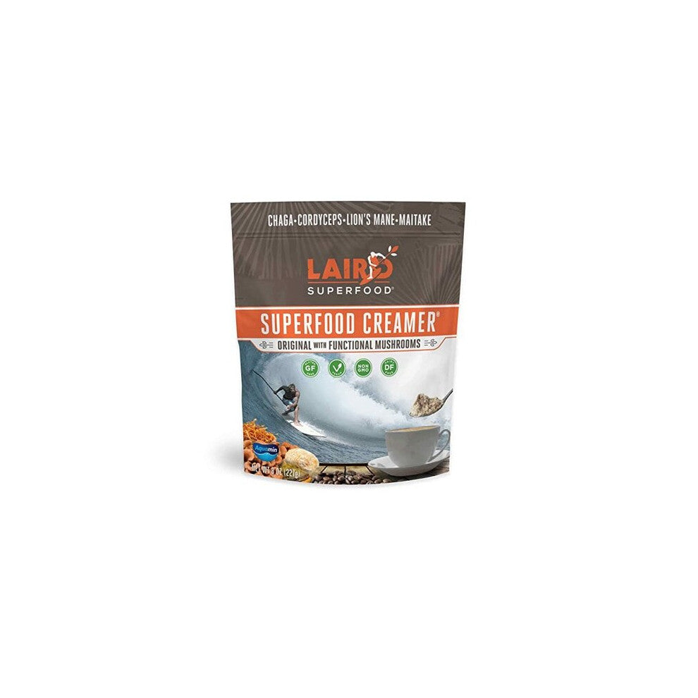 Laird Superfood Original Superfood Creamer with Functional Mushrooms -- 8 oz