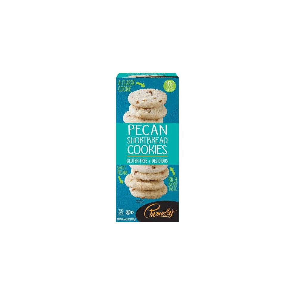 Pamelas Products Cookies Gluten Free Pecan Shortbread --...