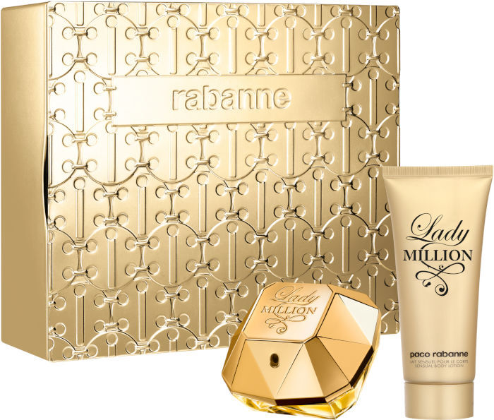 Rabanne Lady Million - EDP 80 ml + body lotion 100 ml