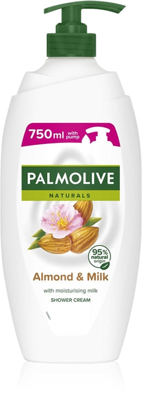 Palmolive Naturals dusjgelkrem med mandelolje med dispenser 750 ml