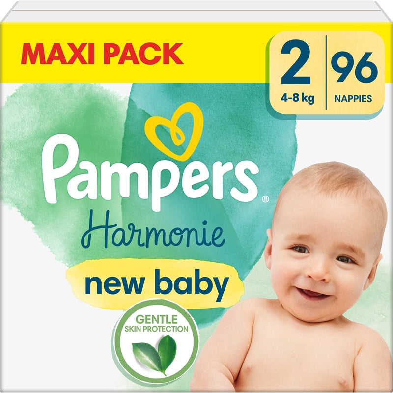 Pampers Couche jetable Harmonie taille 2 4-8 kg 96 pièces