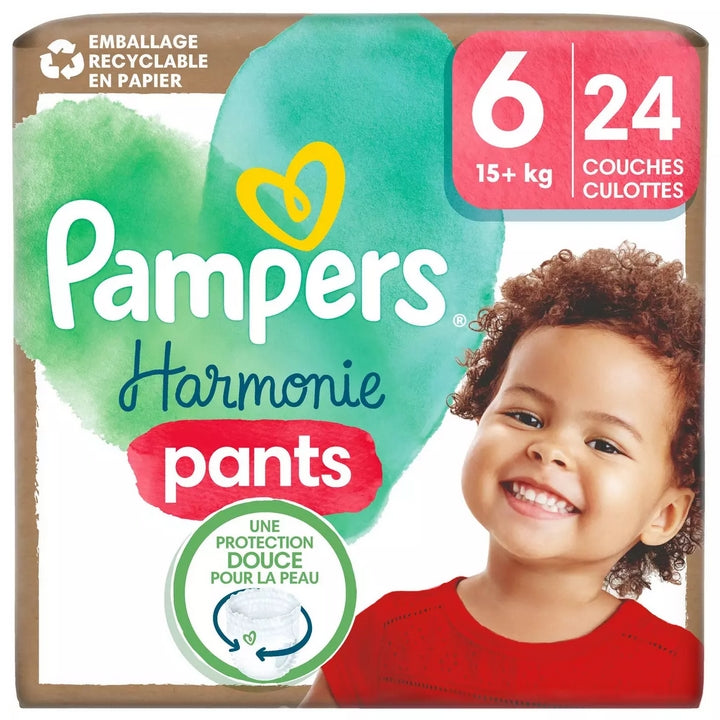 Pampers Armonia Pantalón Eco Talla 6 (15kg+) 24 pañales