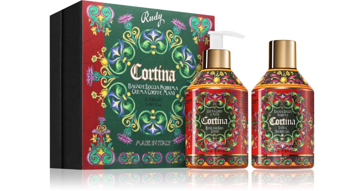 Rudy - Le Maioliche Pachet cadou femei Pantelleria gel de baie si dus 250 ml + crema delicata de corp 250 ml