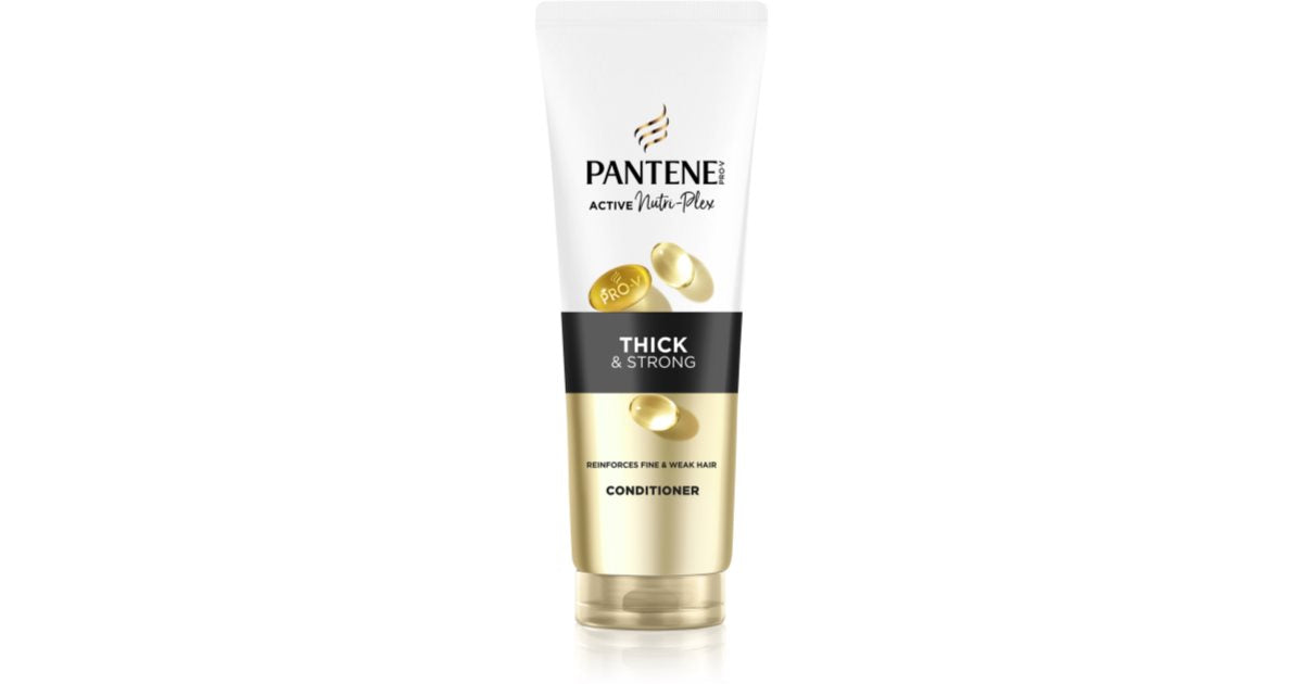 Pantene Après-shampoing Pro-V Active Nutri Plex Thick&Strong pour cheveux fragiles et abîmés 275 ml