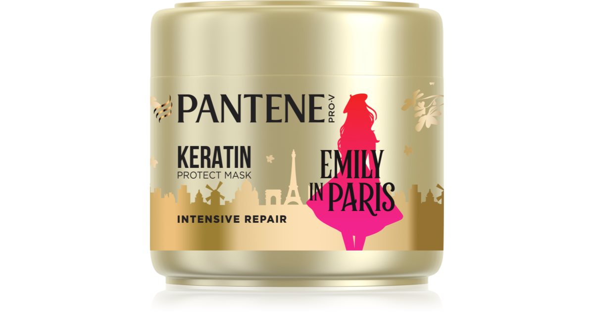 Pantene Pro-V Emily in Paris Mască regenerantă pentru păr deteriorat cu cheratina 300 ml