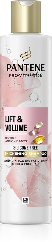 Pantene Pro-V Miracles Lift'N Volumizing Shampoo für empfindliches Haar mit Biotin, 250 ml