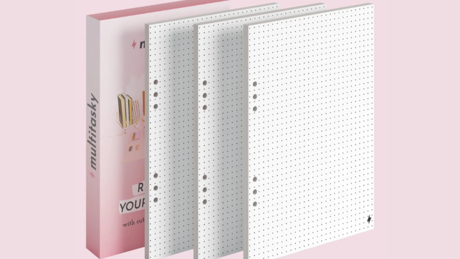Multitasky A5 Notebook Paper Refill 3-Pack Dot