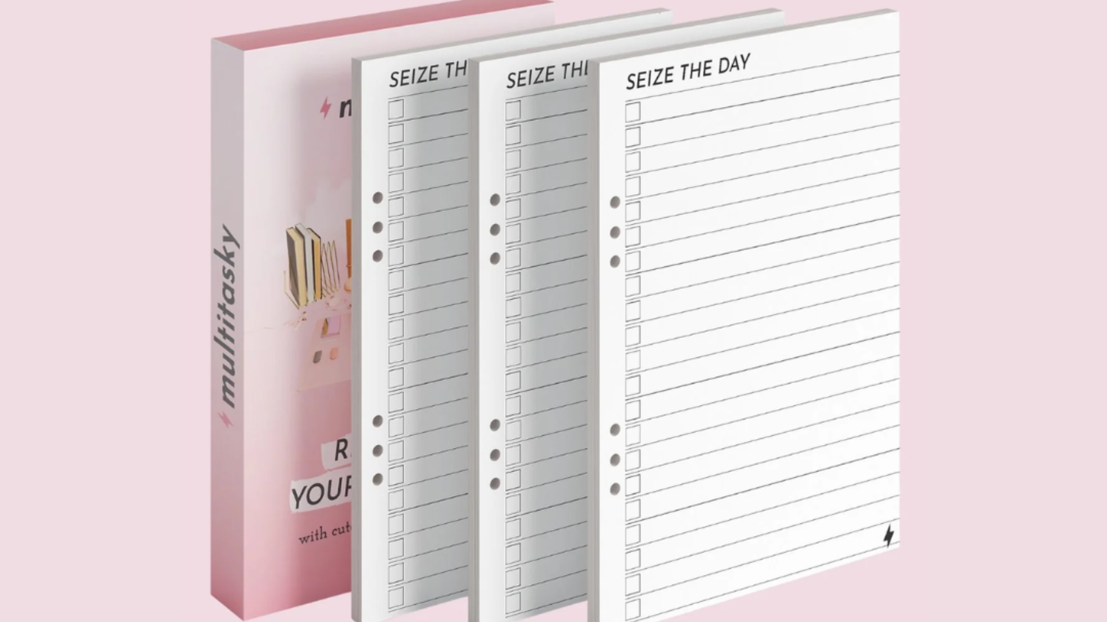 Multitasky A5 Notebook Paper Refill 3-Pack To-Do