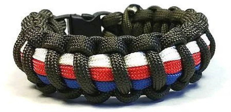 Cordell Solomon TRIKOLOR Paracord Bracelet - Size: M - (18 - 19 cm)