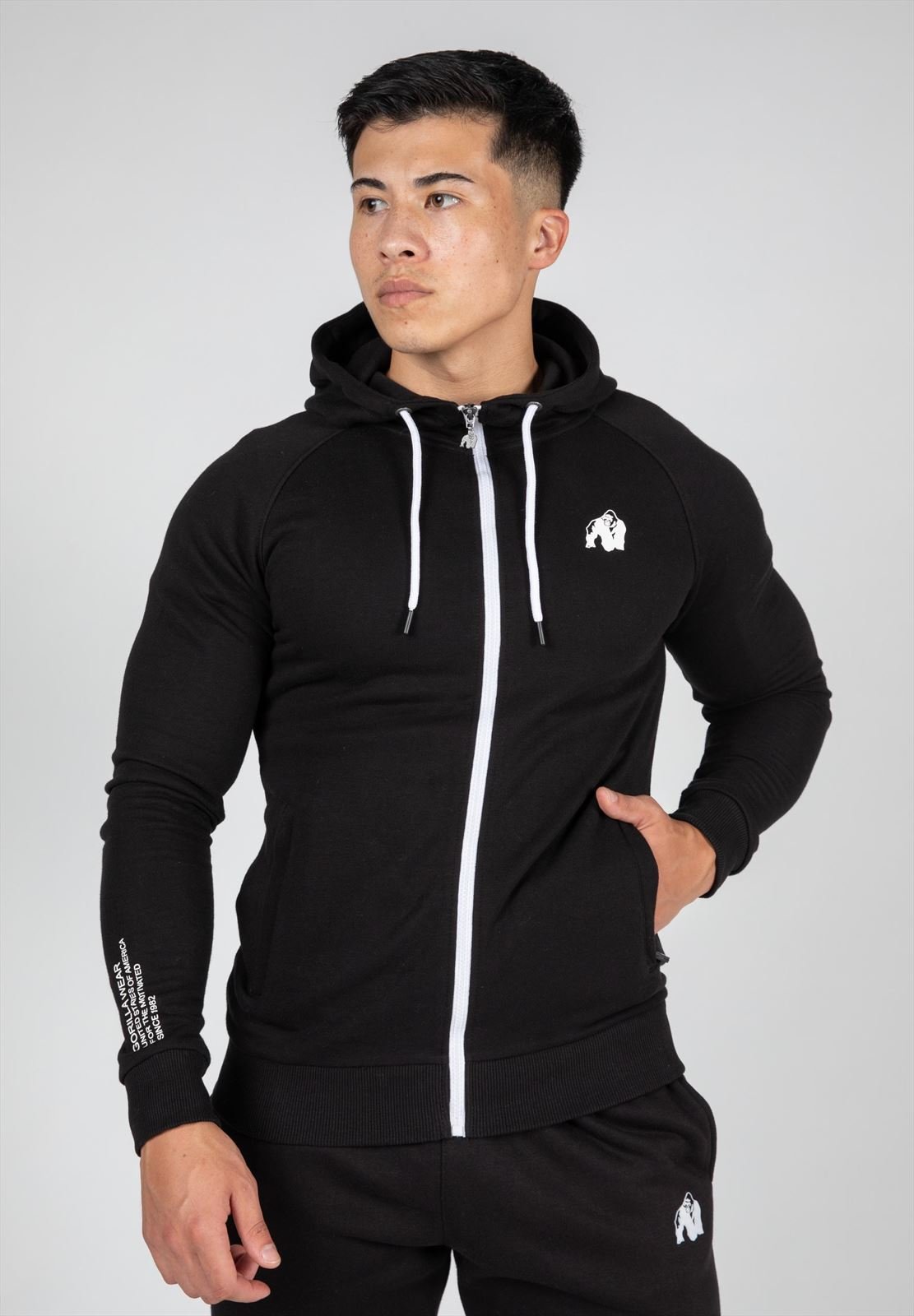 Payette Zipped Hoodie - Black - 4XL